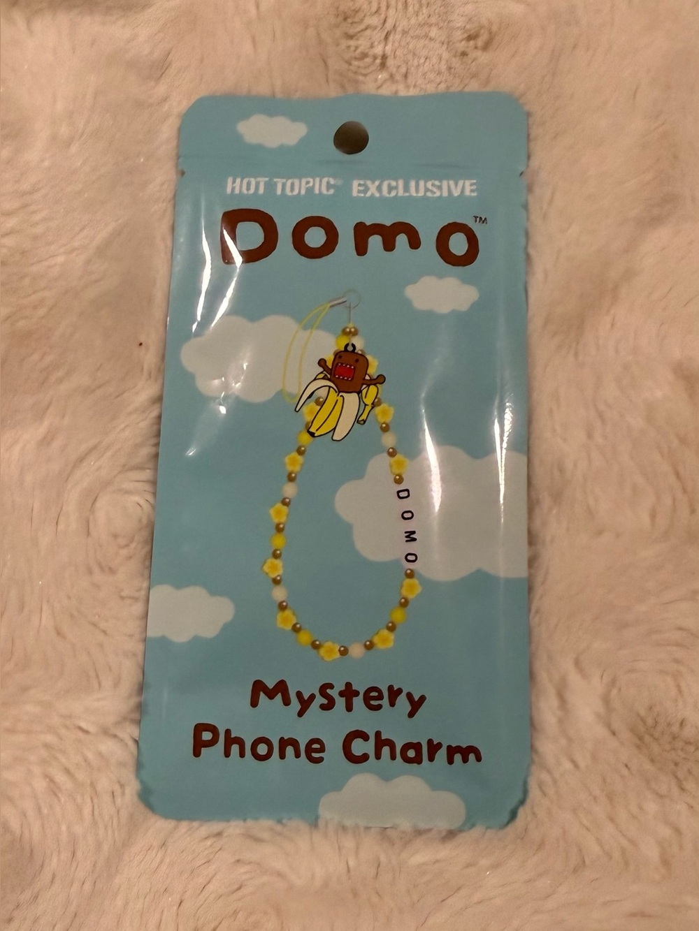 Domo Costume Blind Bag Beaded Phone Charm Hot Topic Exclusive